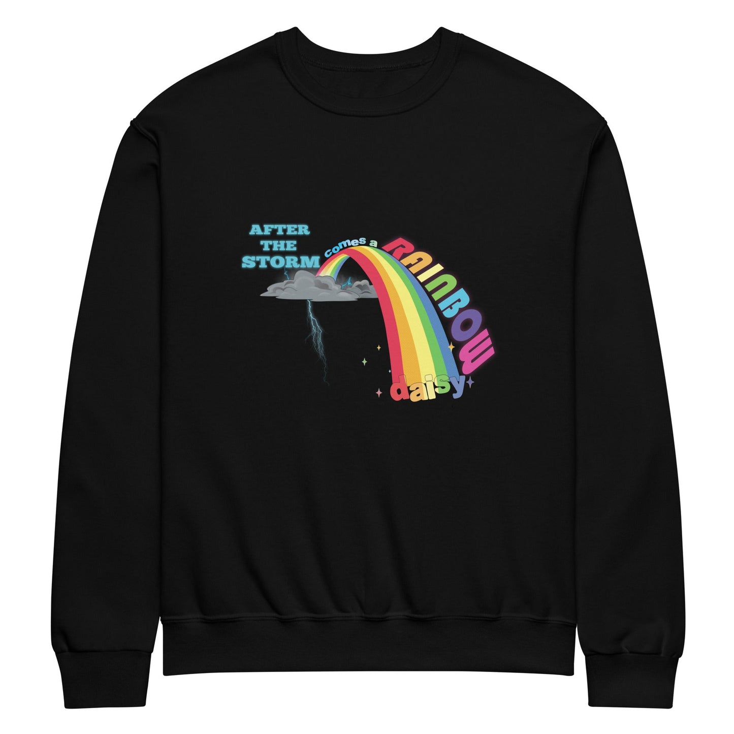 AFTER THE STORM Rainbow Crew neck sweatshirt